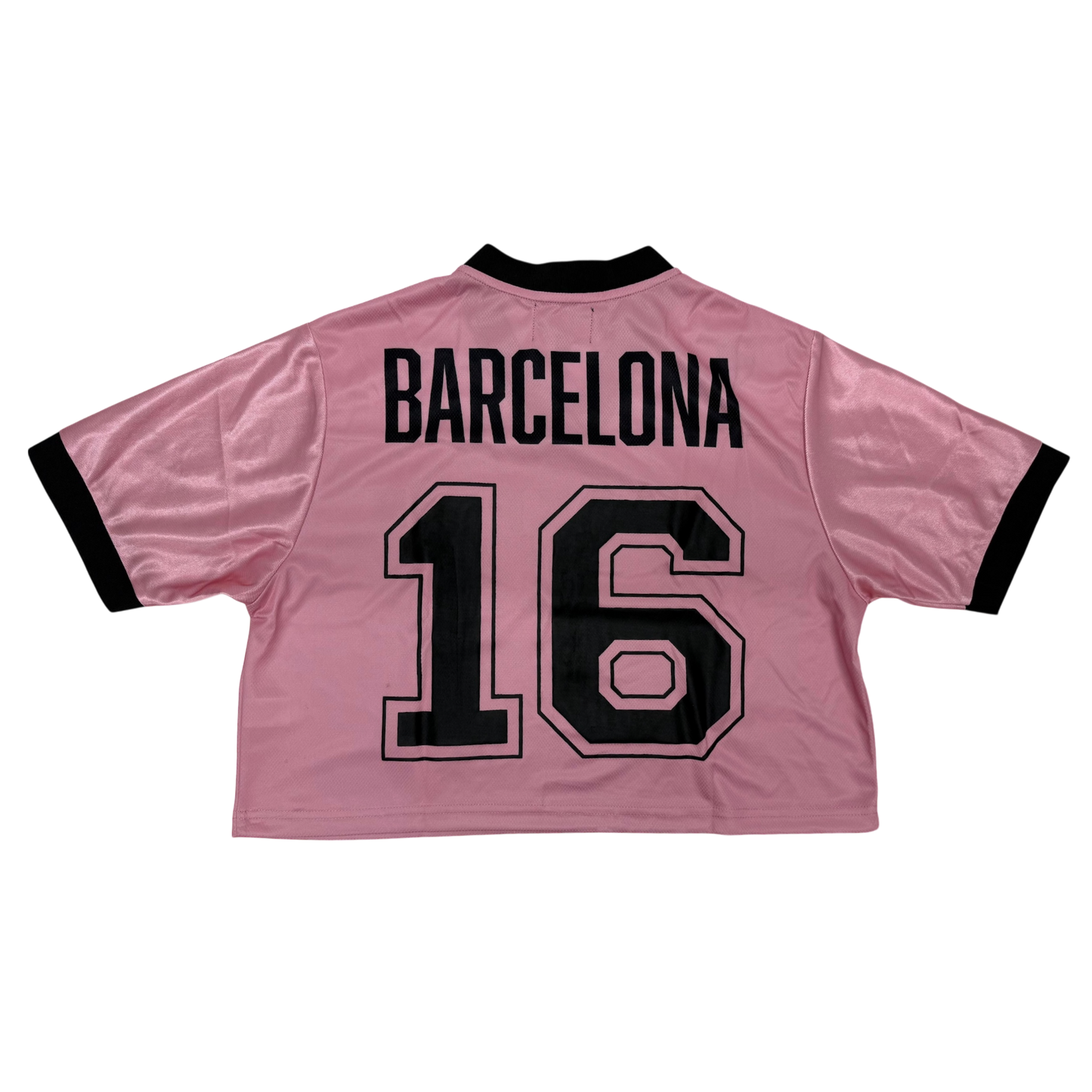 BLACKPINK Cropped Jersey Barcelona Pink