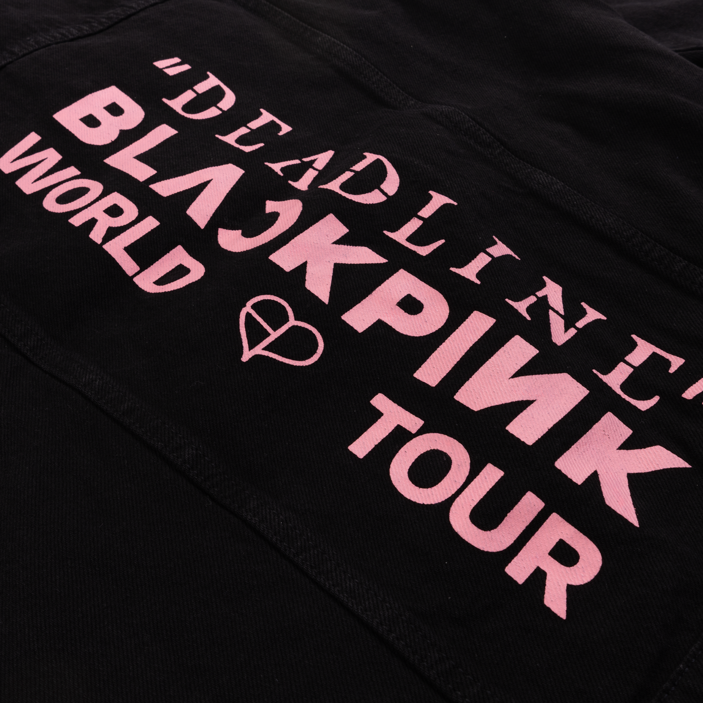 BLACKPINK Denim Jacket Dark Grey