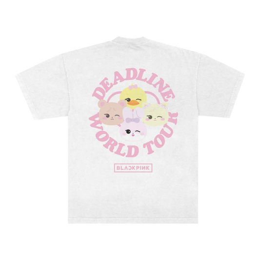 BLACKPINK Character Tee White