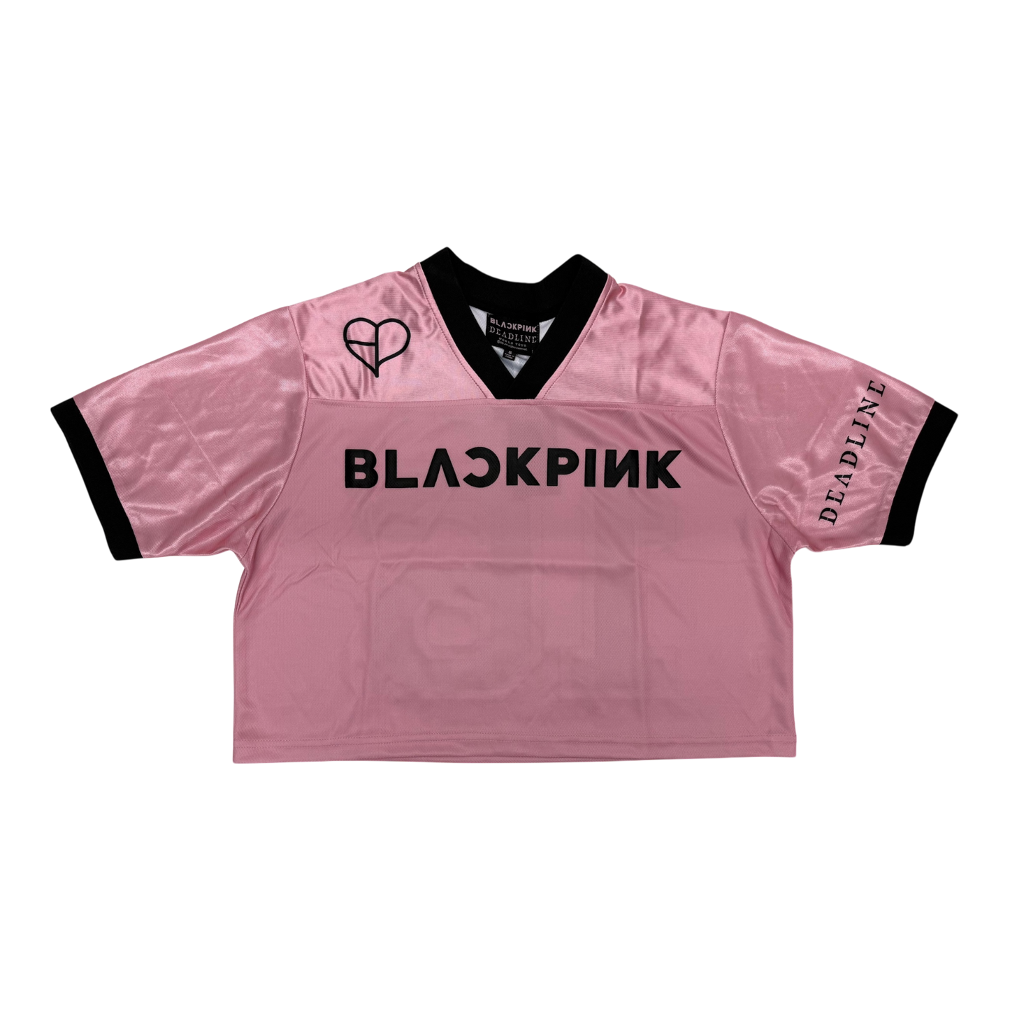 BLACKPINK Cropped Jersey Barcelona Pink