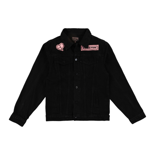 BLACKPINK Denim Jacket Dark Grey