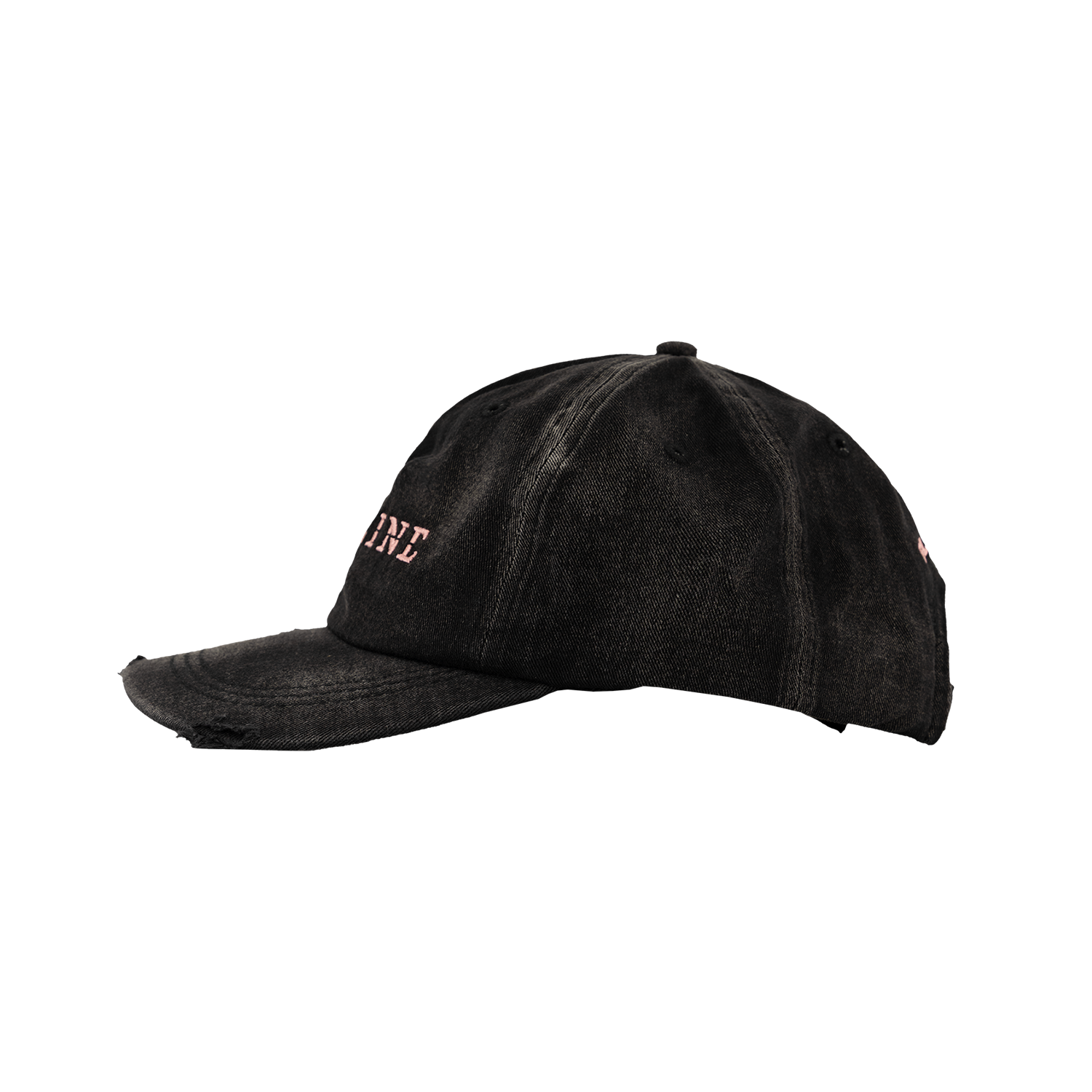 Side profile of the Washed and Distressed Hat.